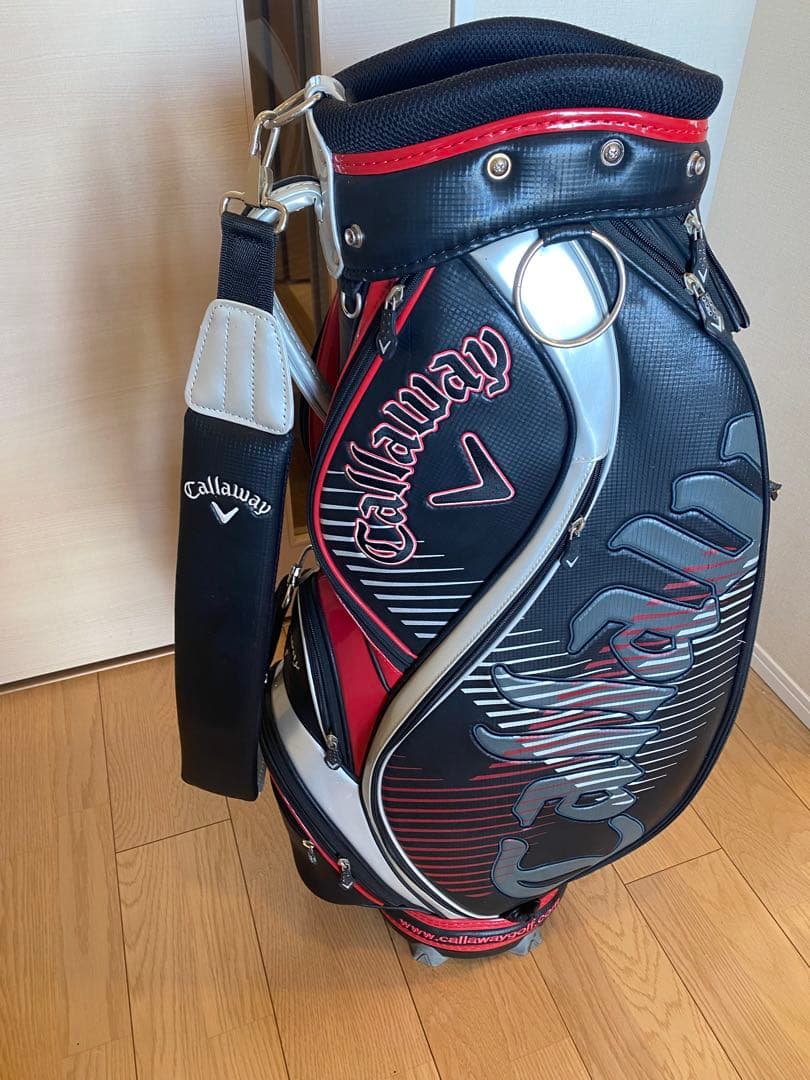 Callaway キャディバッグ ブラック/レッド/シルバー