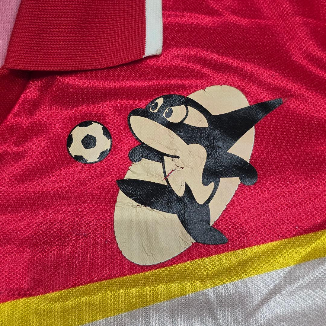 名古屋グランパス　1993　ユニフォーム　L　MIZUNO　ミズノ　赤　鯱　J