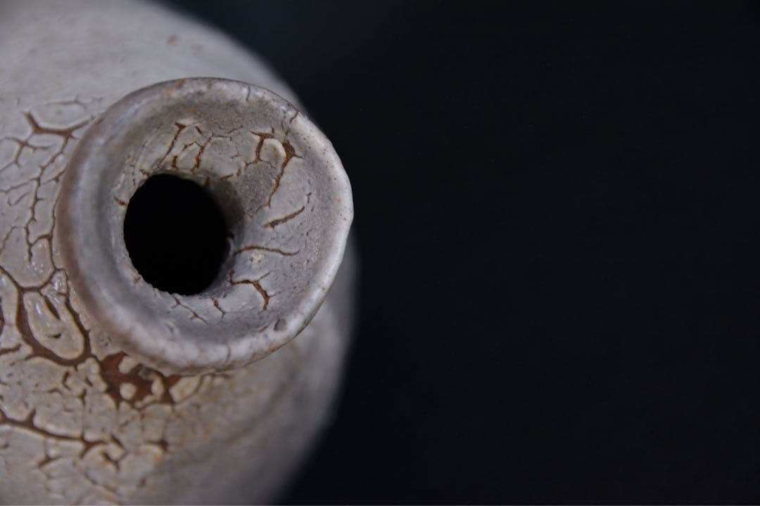 みつるつる様●【中川自然坊】絵唐津徳利