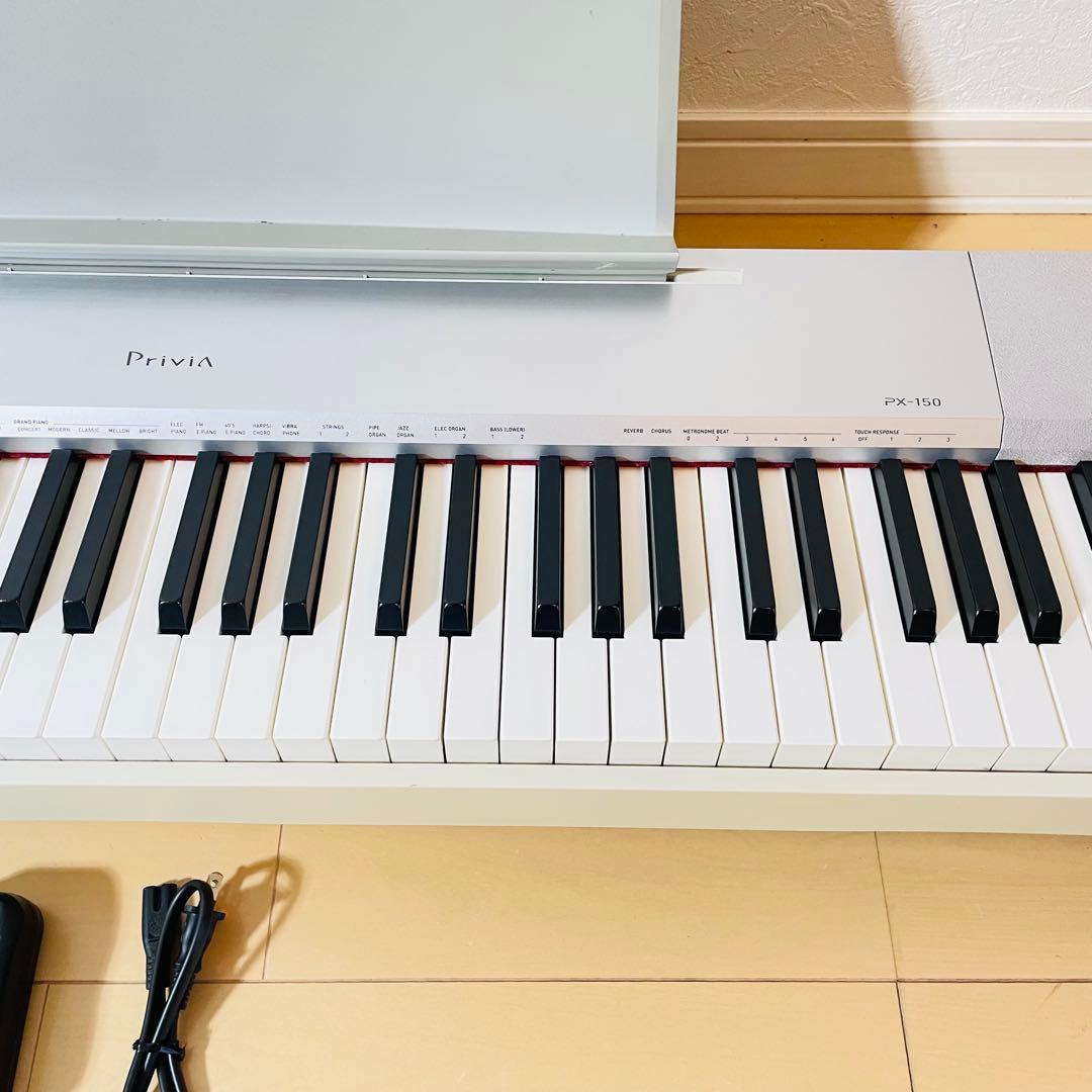 CASIO カシオ 電子ピアノ Privia PX-150 アダプター付き