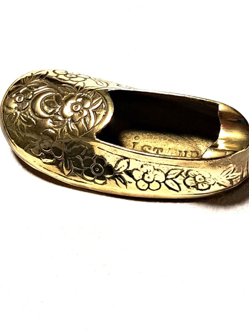 ISTANBUL 真鍮ポケット灰皿　ヴィンテージ　スリッパ