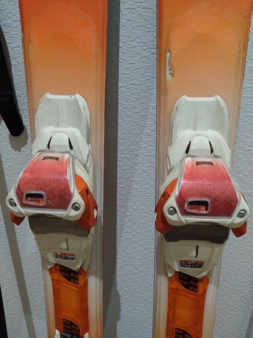 スキー板　149cm　ケーツー　ストック　セット