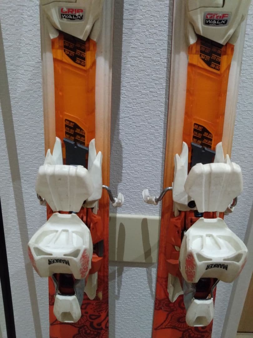 スキー板　149cm　ケーツー　ストック　セット