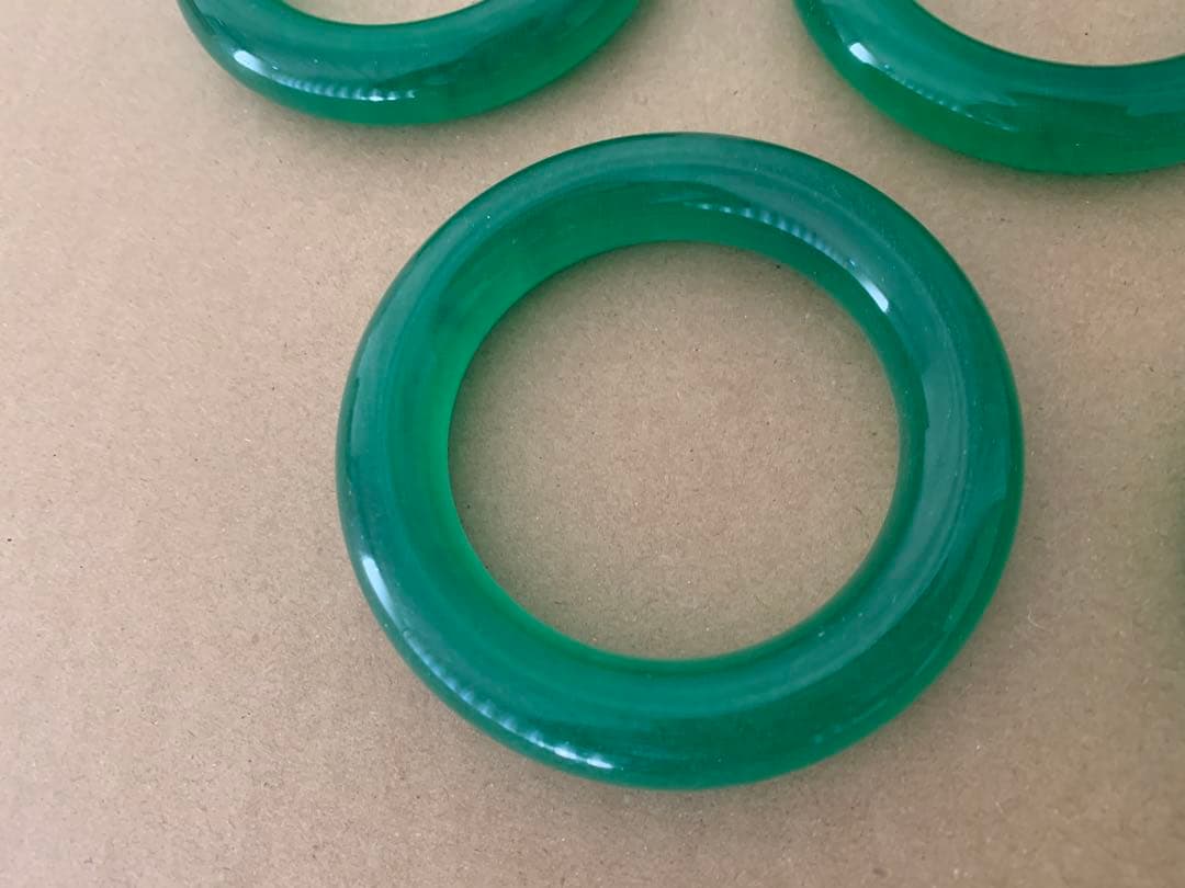 中国 時代物 天然石 腕輪 5点 古置物 古擺件 中国古美術 古美味 翡翠？