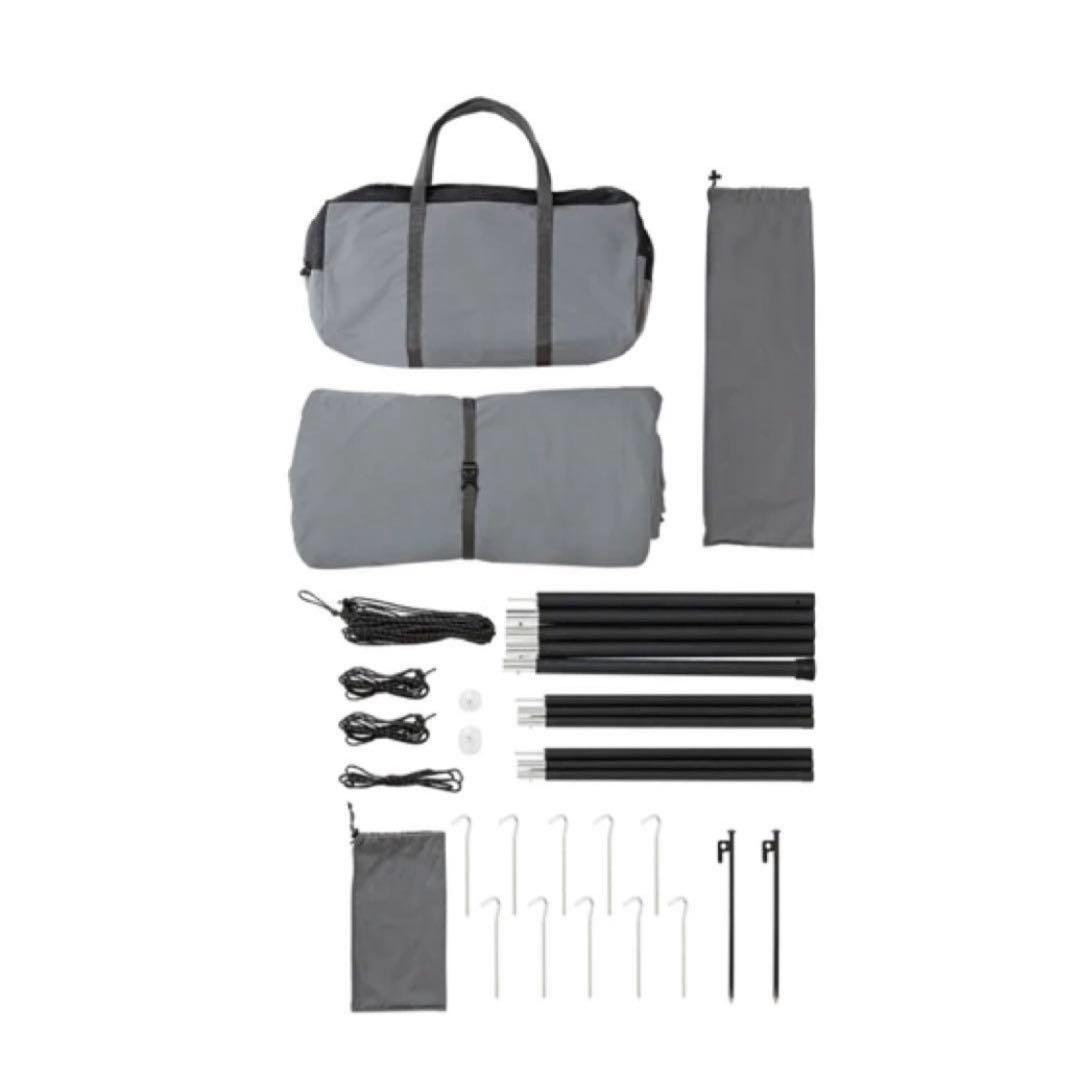 東京クラフト ダイヤフォートTC テント グレー 収納バッグ付き