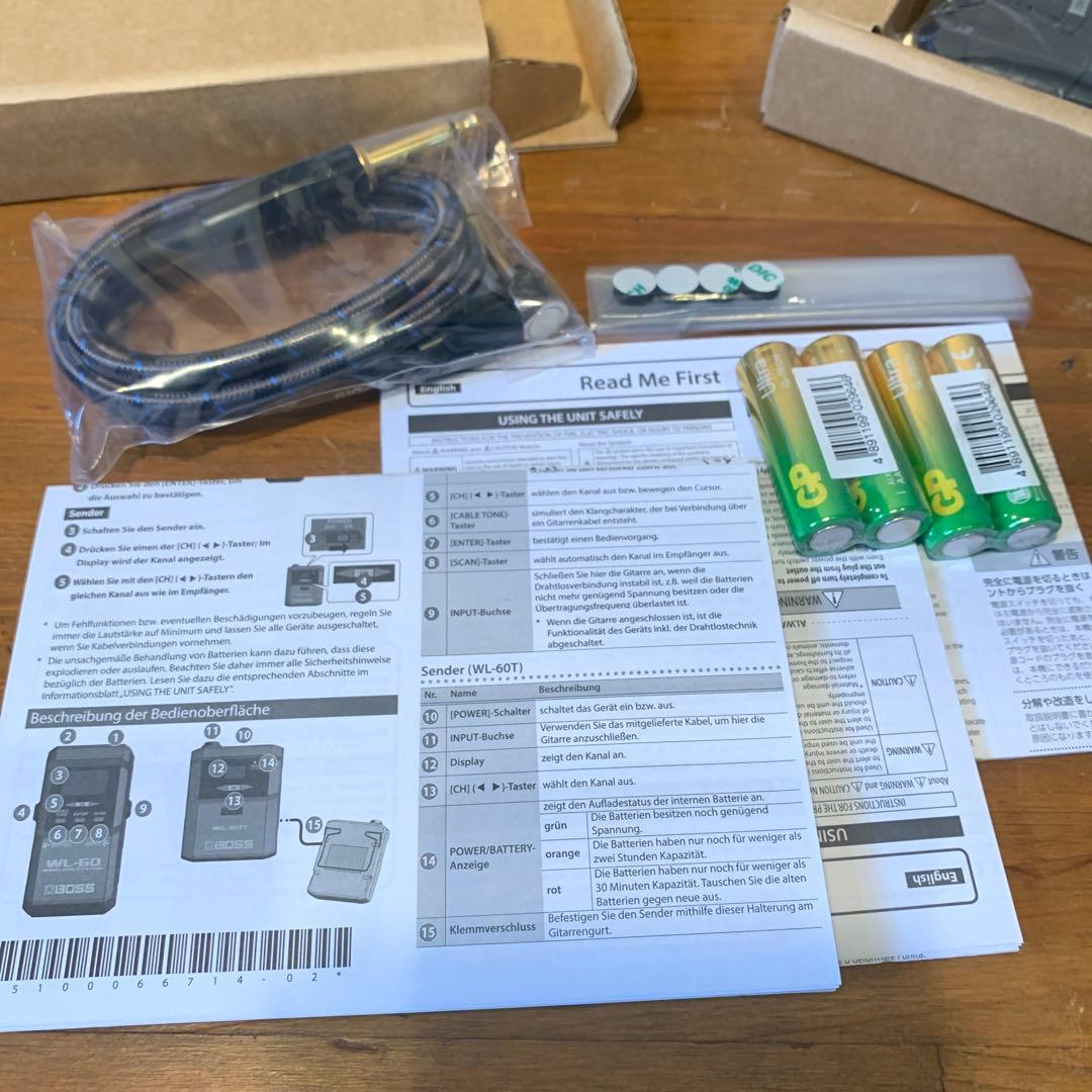 配信機器・PA機器・レコーディング機器 BOSS WL-60 Wireless System