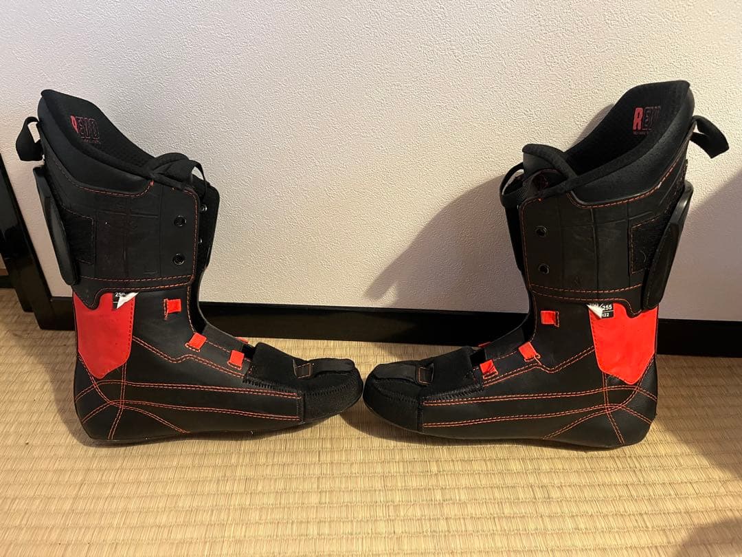 【最終値下げ】REXXAM スキー用ブーツ レッド　25-25.5cm