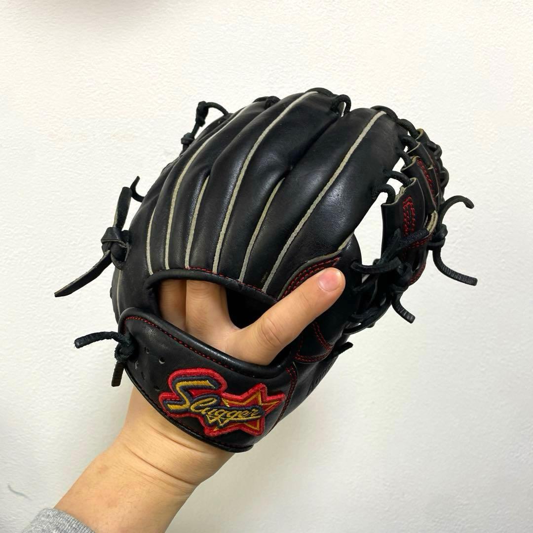 スラッガー 型抜群 即戦力 軟式 少年 内野手用グローブ