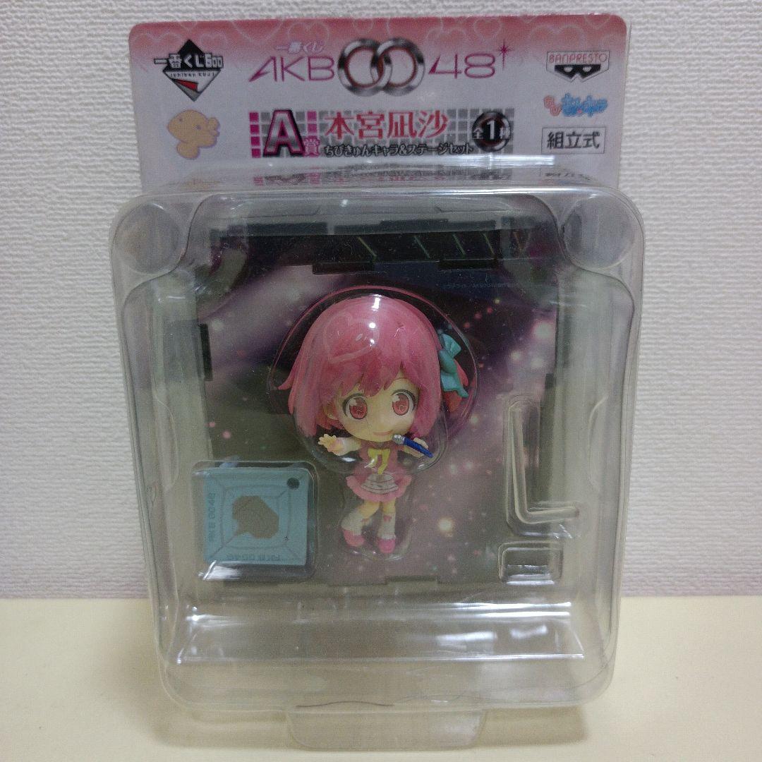 平成レトロ　ちびきゅんキャラ　本宮凪沙 AKB48　ステージセット　フィギュア