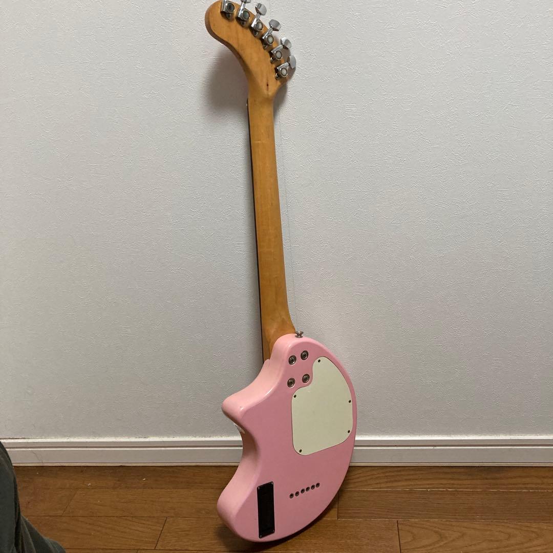 FERNANDES ピンク エレキギター ギターケース付き