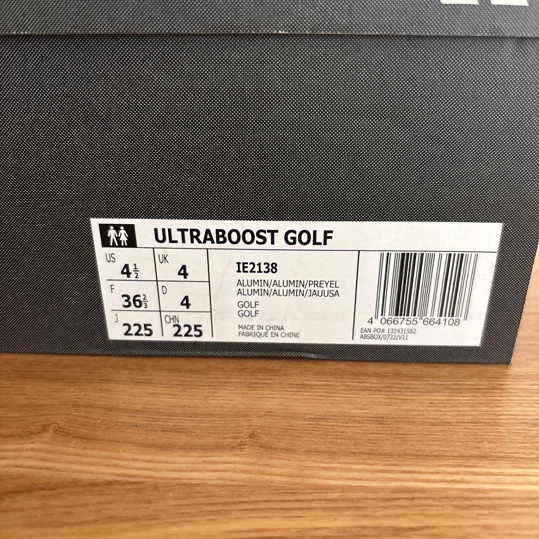 22.5cm　アディダス　ウルトラブースト ゴルフ　シューズ　IE2138