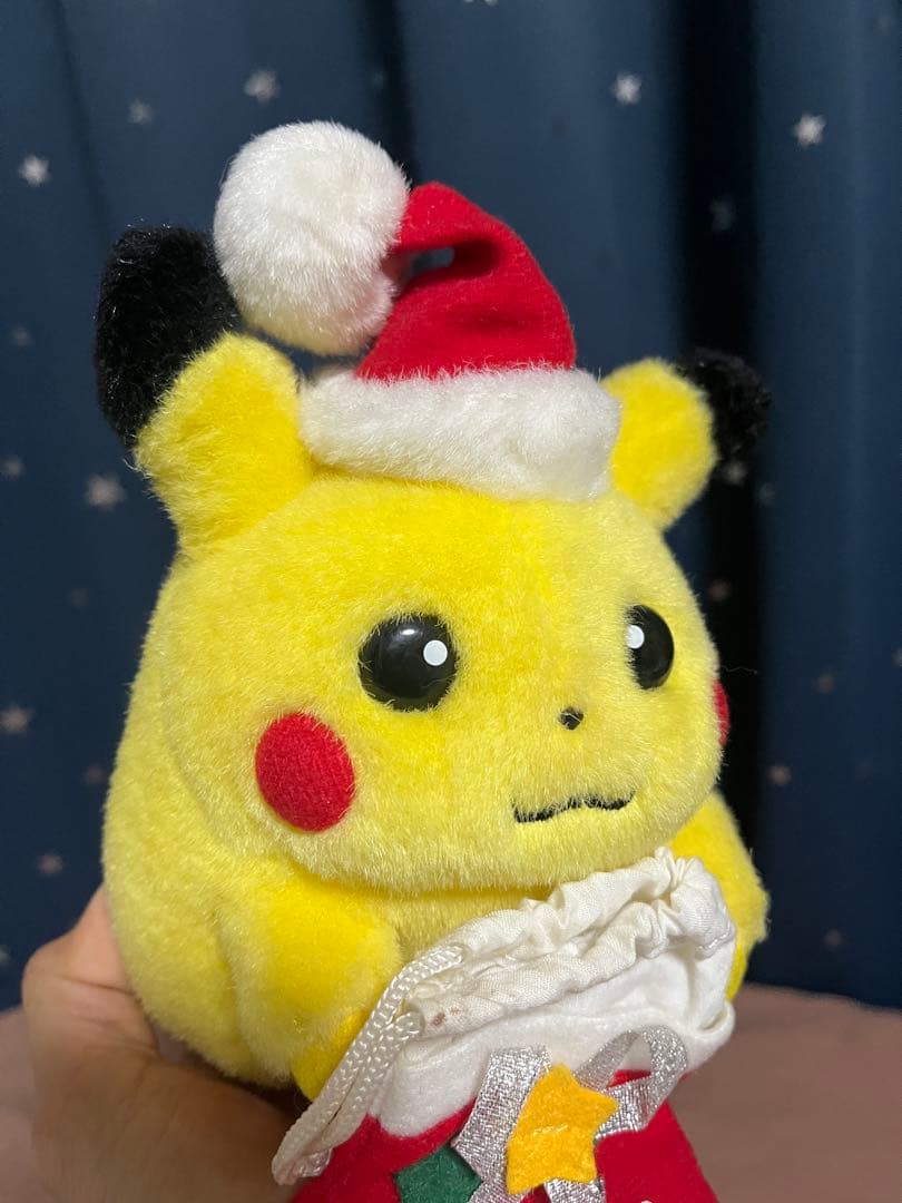 TOMY　初期　ピカチュウ　サンタ　クリスマス　ぬいぐるみ