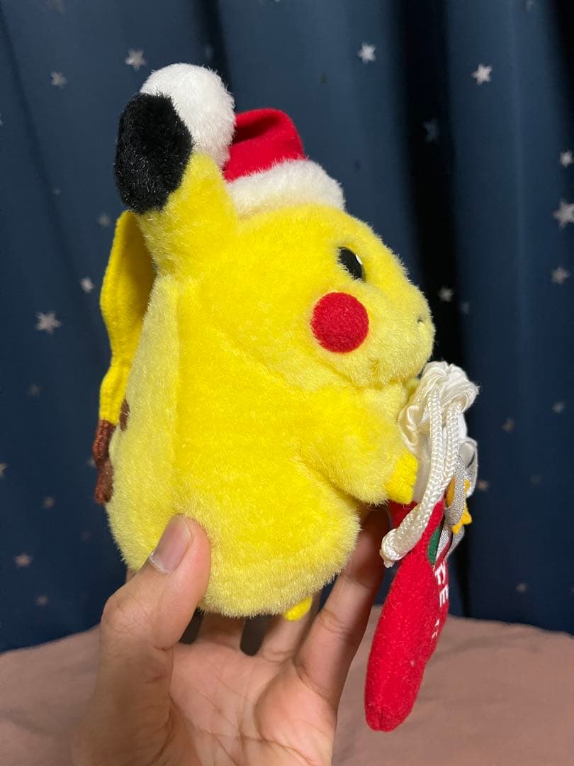 TOMY　初期　ピカチュウ　サンタ　クリスマス　ぬいぐるみ