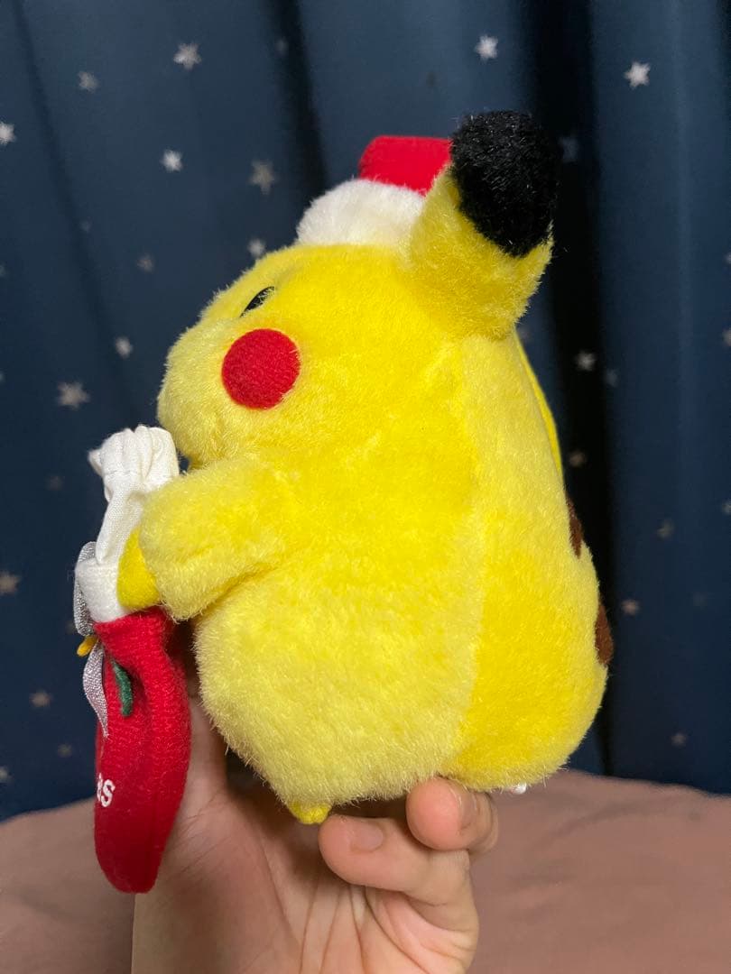 TOMY　初期　ピカチュウ　サンタ　クリスマス　ぬいぐるみ