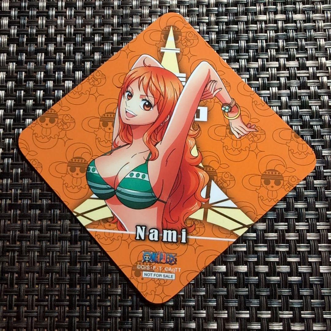 ONEPIECE 東京ワンピースタワー 限定品　　激レア コースター ナミ