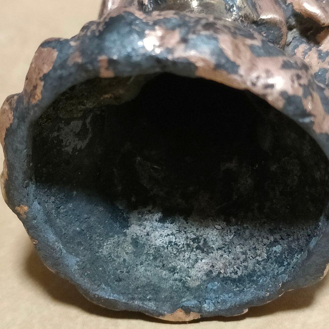 子供を抱いた観音様　慈母観音　時代物　骨董アンティーク　マリア観音No.183