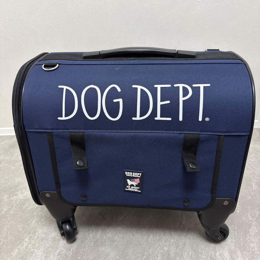 新品未使用　DOG DEPT ドッグデプト コロコロ キャリーネイビー