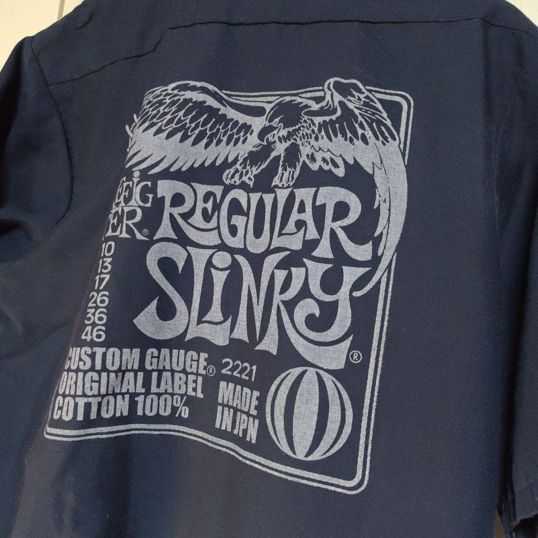 R【閲覧数462】REGULAR SLINKY ネイビーシャツ コットン100%