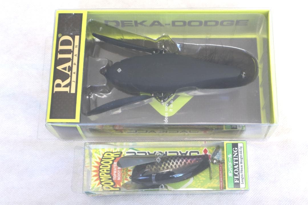 新品＆中古　レイドジャパン ダッジ 　ジャッカル　ポンパドール 4点セット