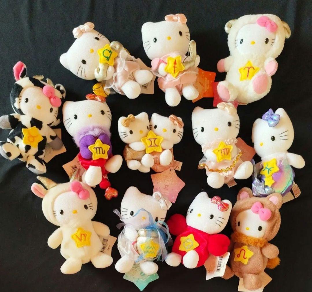 希少　タグ付き　2000年　星座　キティ　コンプリート　ぬいぐるみ　マスコット