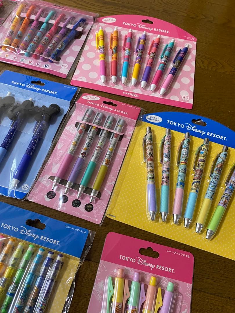 ディズニーリゾート限定　ボールペン　シャーペン　カラーペン　セット　新品