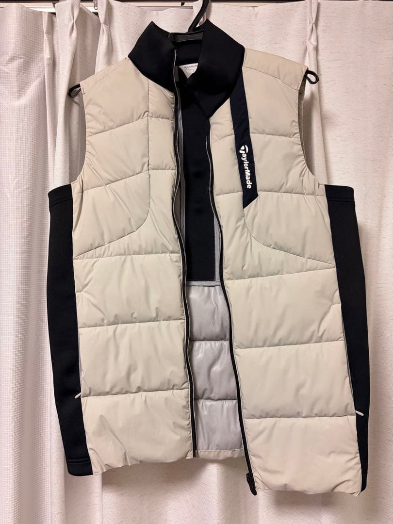 TaylorMade ダウンベスト Sサイズ グレー/ネイビー