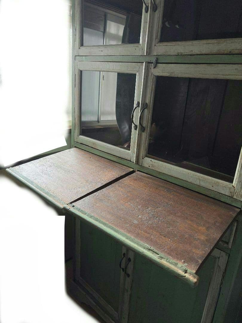 アンティーク キャビネット 民芸 家具 ビンテージ インド/フランス 食器棚