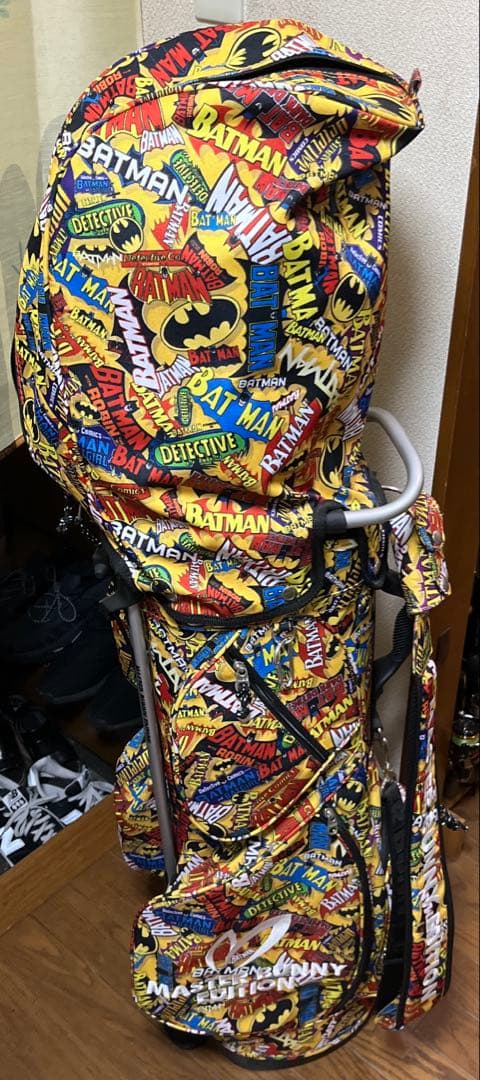 MASTER BUNNY×バットマンコラボ限定品 中古キャディバッグ　レア