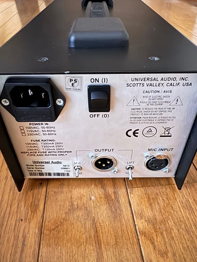 配信機器・PA機器・レコーディング機器 Universal Audio SOLO/610 with AT-PC1000