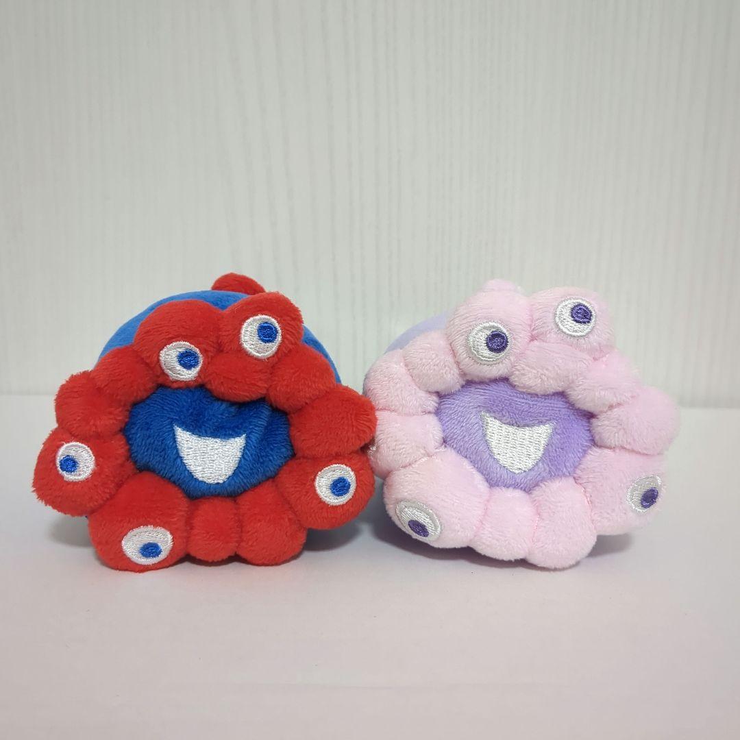 ミャクミャク　ロールお手玉マスコット　ノーマル　　ピンク×パープル　2種セット