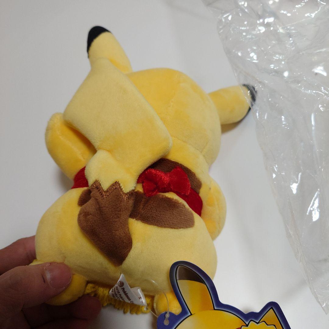 力士風のピカチュウ　ぬいぐるみ　タグ付き　美品　未使用