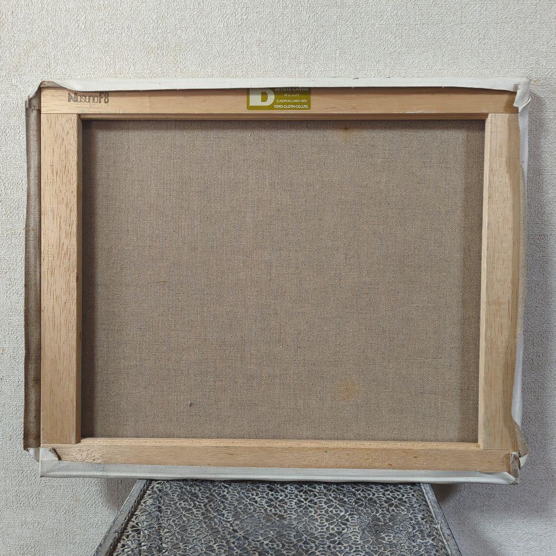 F8号油彩画（額縁入り)No.90