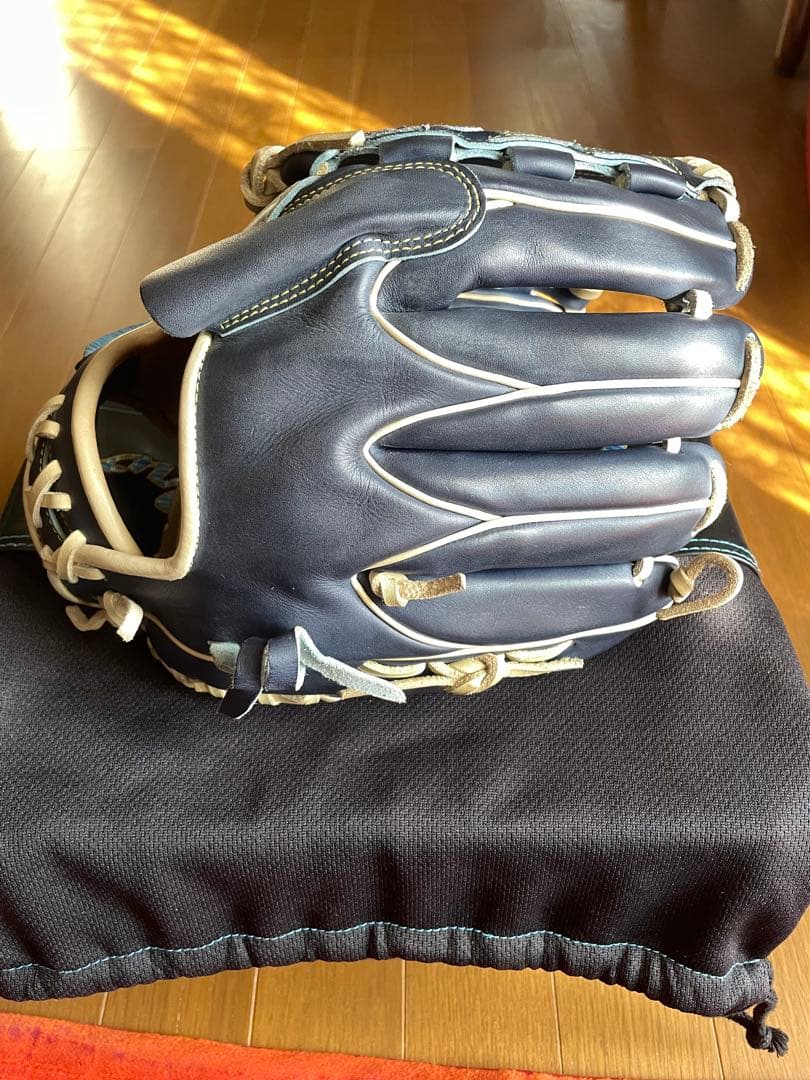 MIZUNO ダイバーシティーブルー　投手用左グローブ　値下げしました！