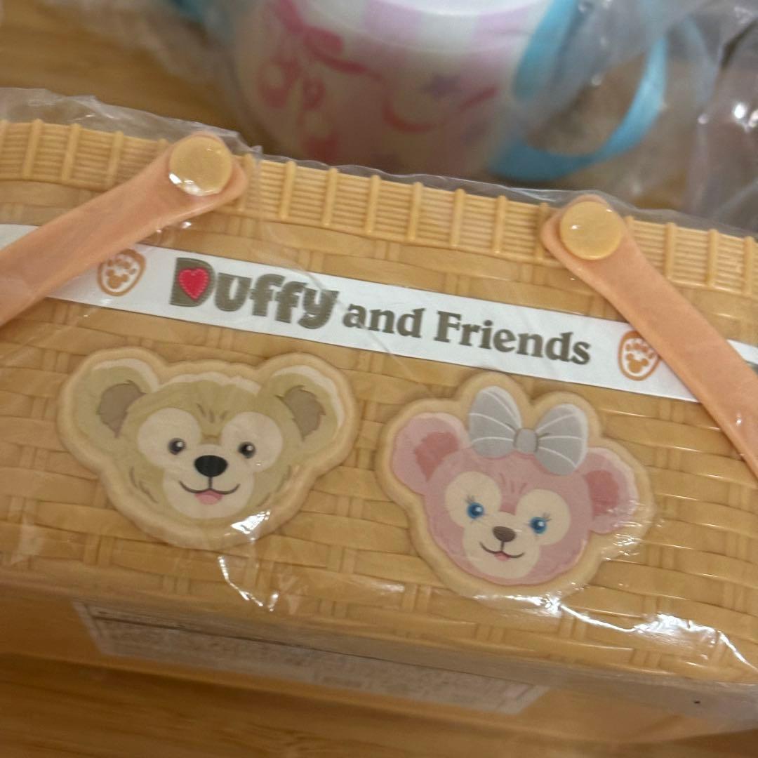 ディズニー　ダッフィー フレンズ　スナックケース 40周年　バスケット　おまけ付