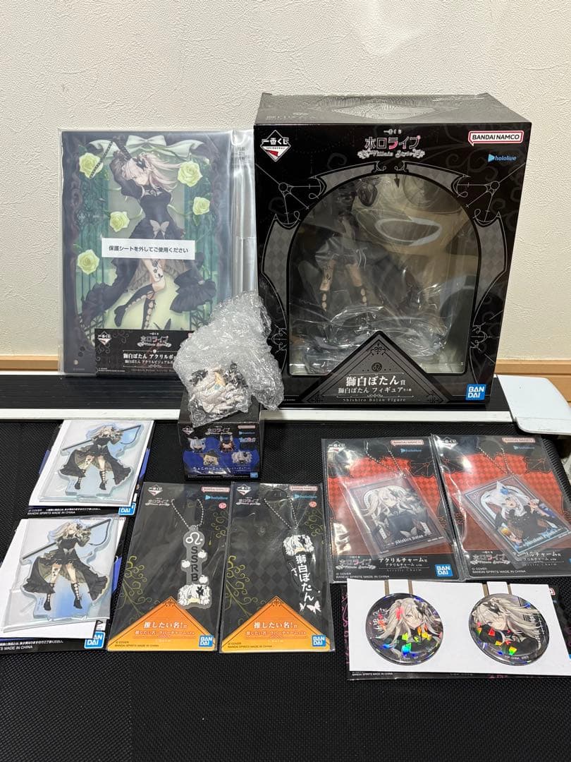 k*a様 ホロライブ　一番くじ　獅白ぼたん　フィギュア、アクボ、ちょこのっこ　そ