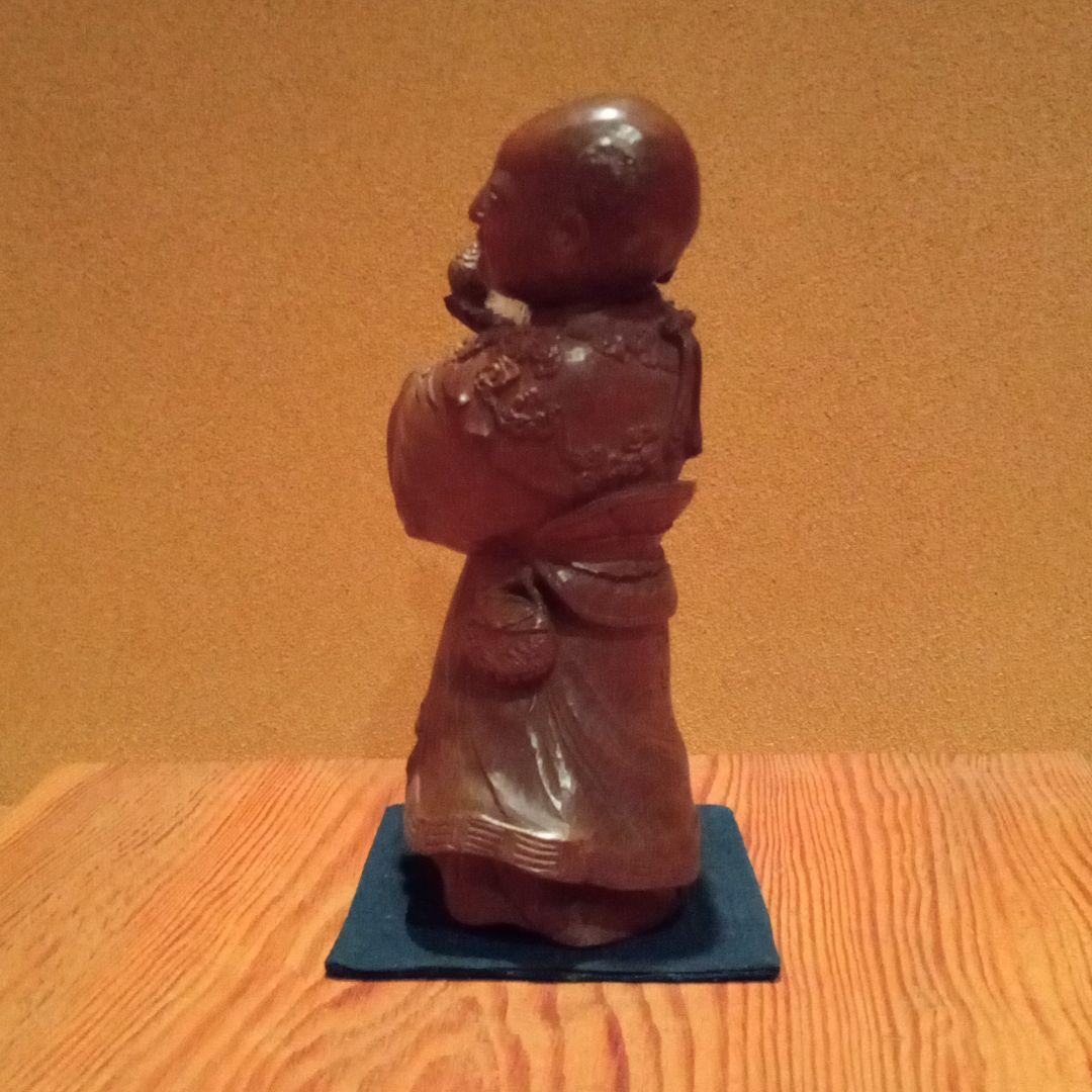 幻 木彫 名品【唐子】戸田海笛　(師：米原雲海)