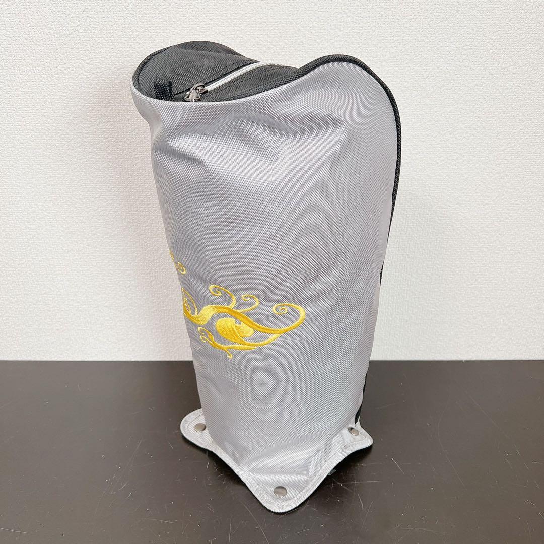 新品 ダンスウィズドラゴン キャディバッグ 7型 2.3kgシルバー スタンド式