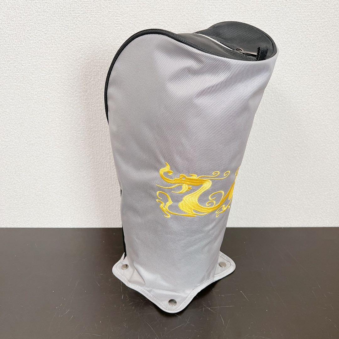 新品 ダンスウィズドラゴン キャディバッグ 7型 2.3kgシルバー スタンド式