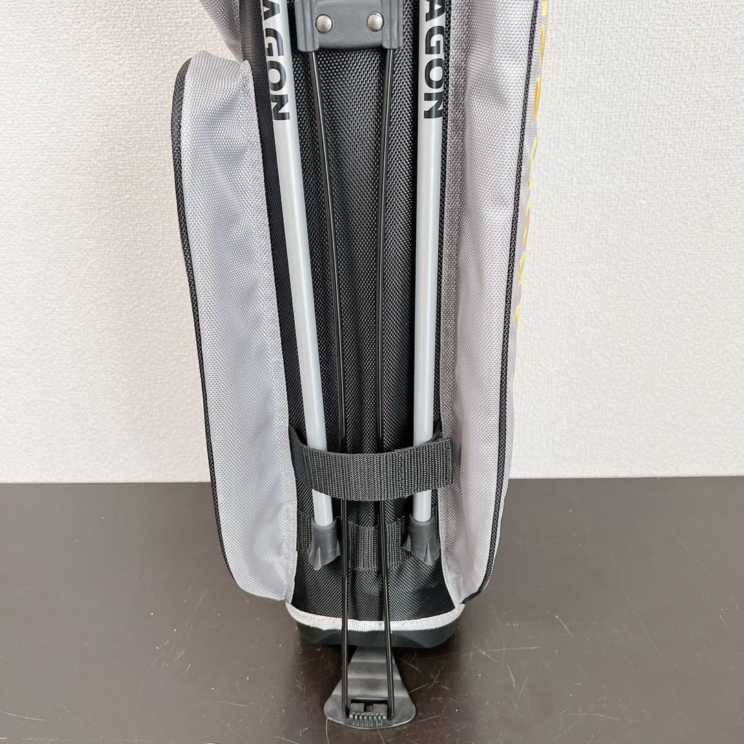 新品 ダンスウィズドラゴン キャディバッグ 7型 2.3kgシルバー スタンド式