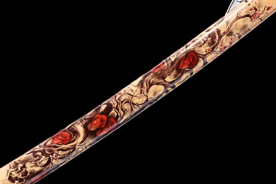 1048-武具 刀装具 日本刀　模造刀 居合刀 武士道 武蔵 鑑賞用 手鍛造打