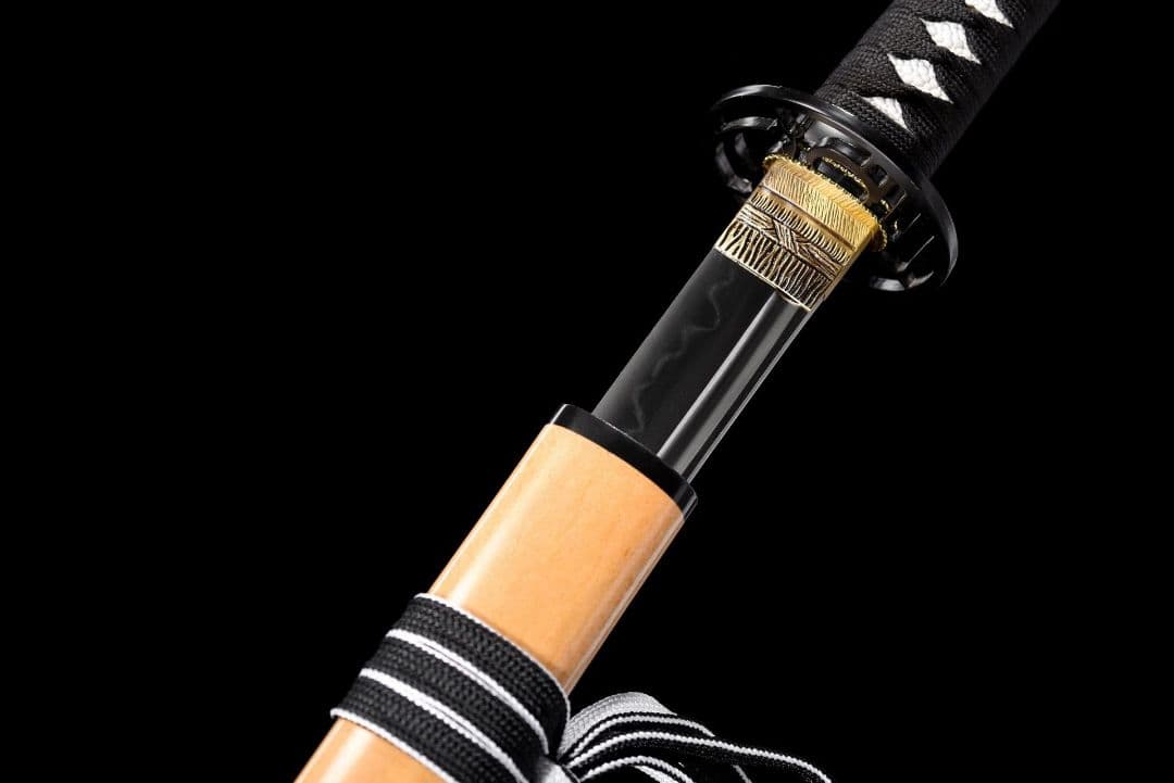 1048-武具 刀装具 日本刀　模造刀 居合刀 武士道 武蔵 鑑賞用 手鍛造打