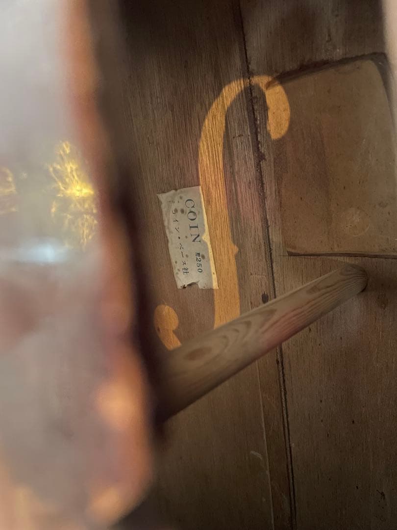 COIN社　コントラバス　ジャパンビンテージ　直接引き取り