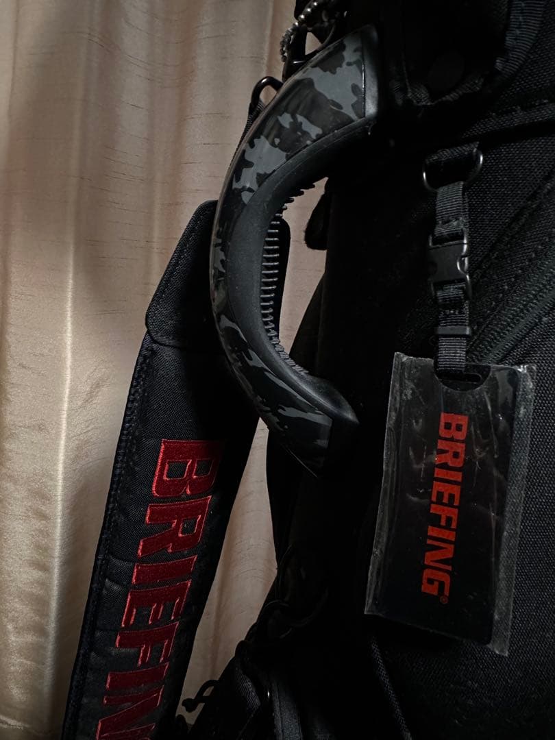 [BRIEFING] BLACK ブラック ゴルフ キャディバッグ