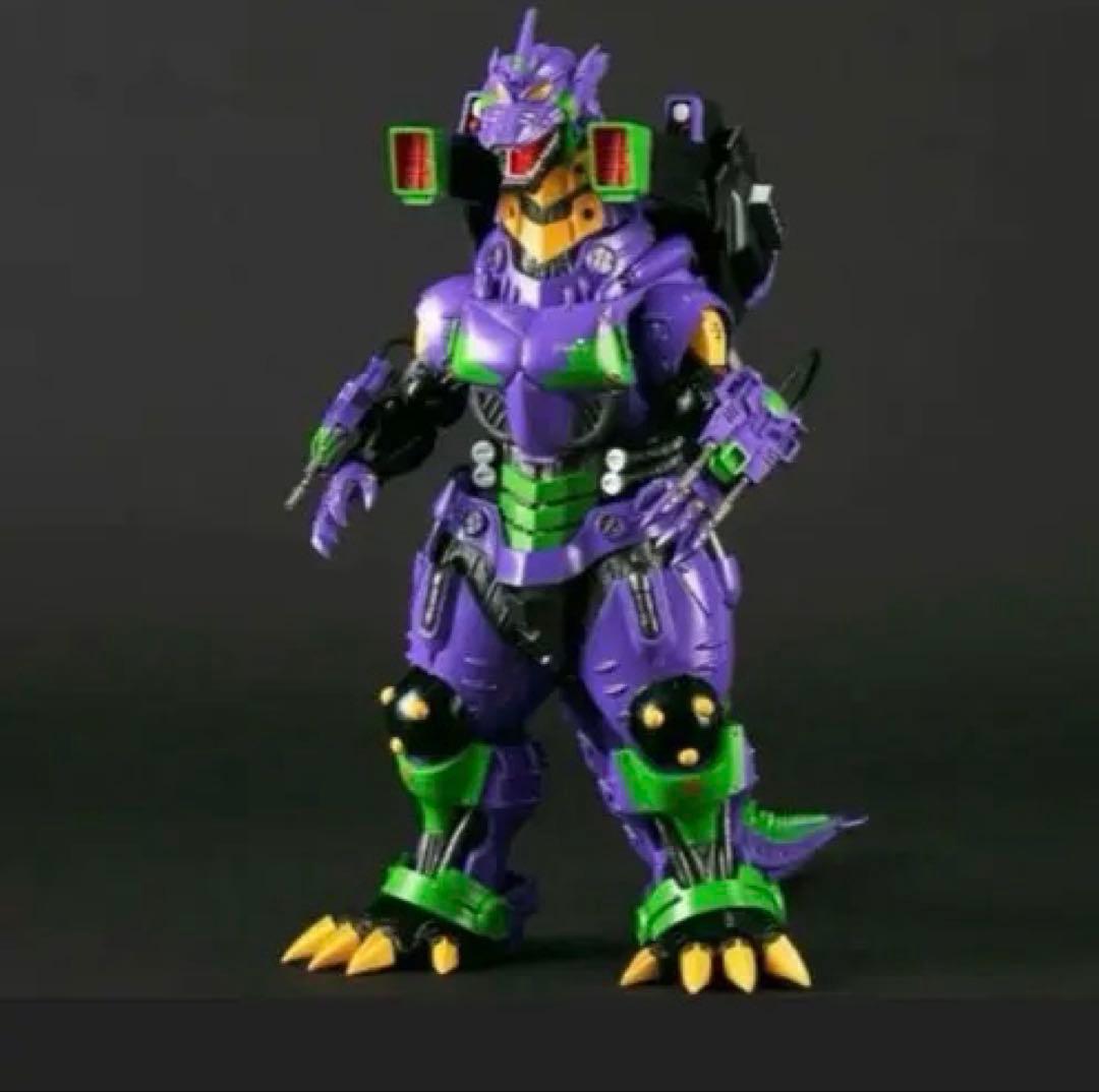 東宝大怪獣シリーズ 3式機龍(2002) 重武装型 エヴァ初号機カラー ゴジラ