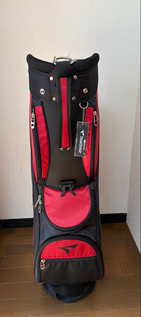 TourStage キャディバッグ 赤黒
