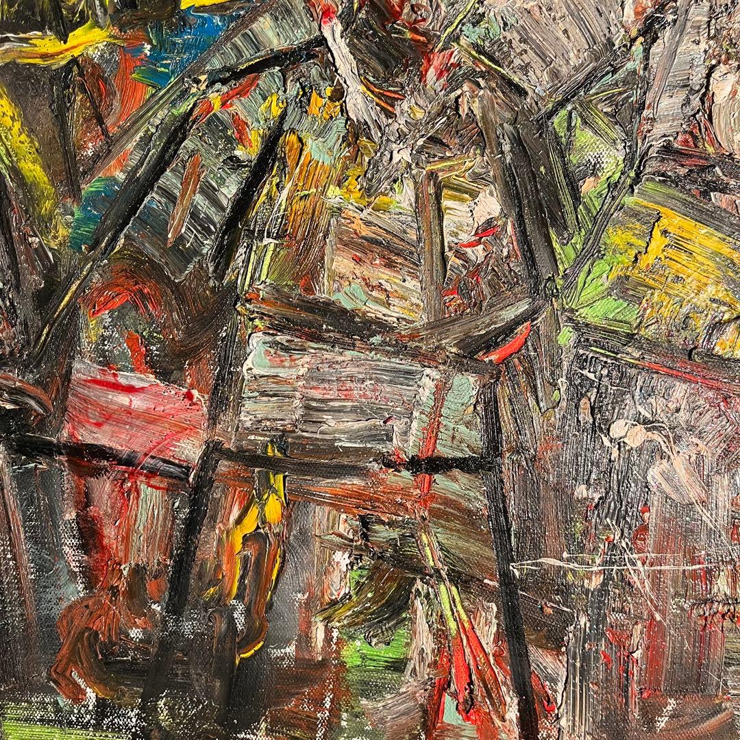 ★真作★ 旭日嘎(シゴラカ) 舞子 日本画油絵 貴重作品