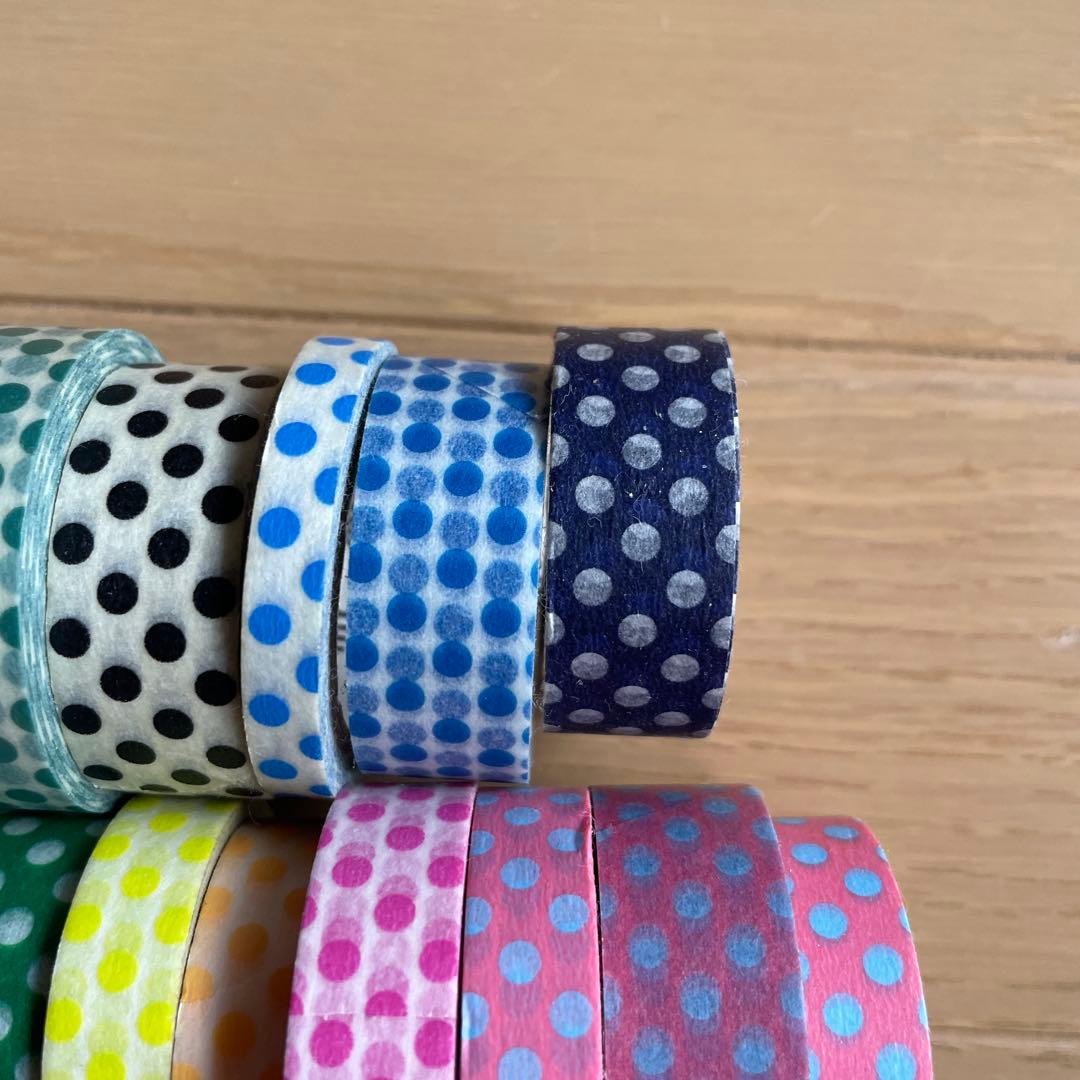 カモ井加工紙　mt 水玉　ドット　マスキングテープ　匿名発送　ドット　スプリング
