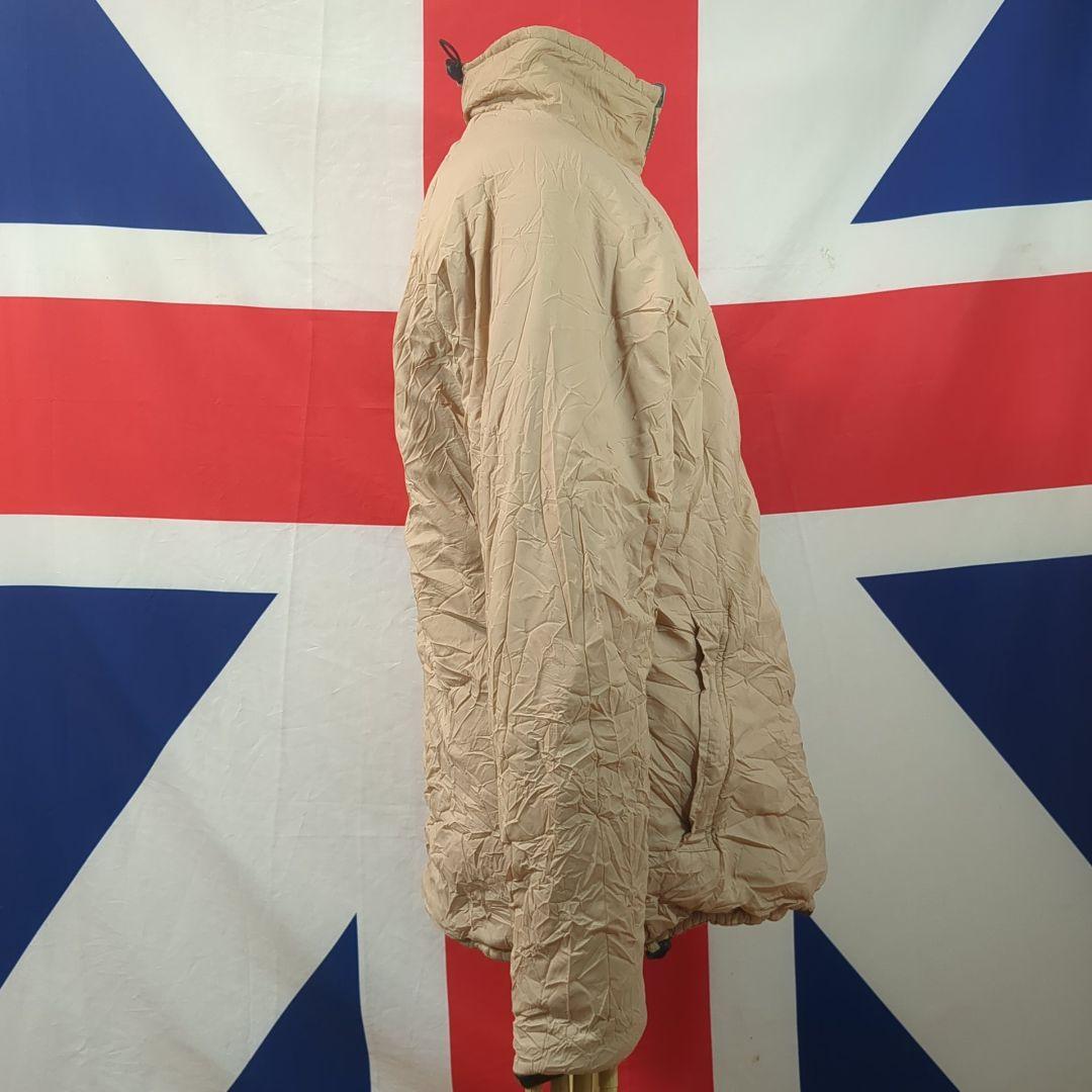 イギリス軍リバーシブルオリーブ/サンドサーマルジャケット（収納袋付）【実物美品】