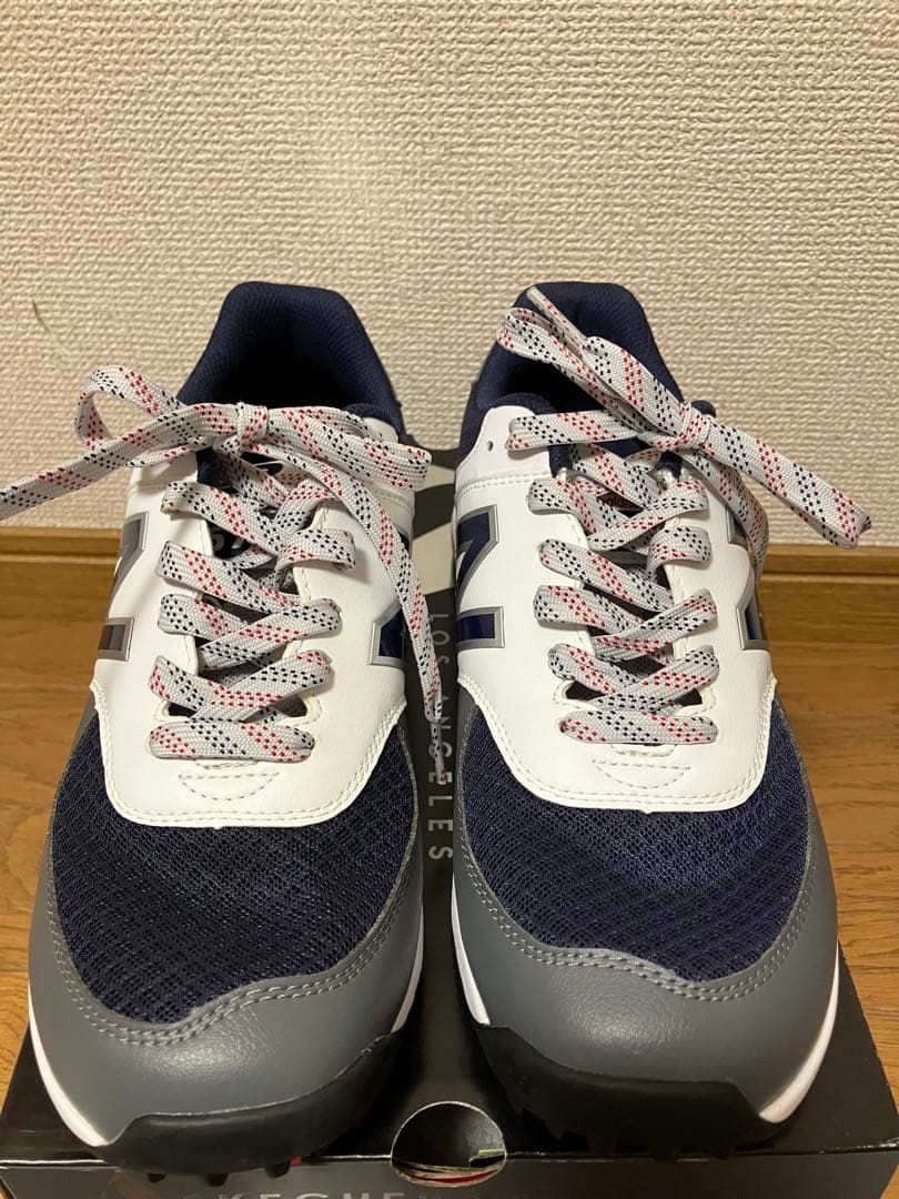 【未使用】New Balance996ゴルフシューズネイビー/レッド24.5cm