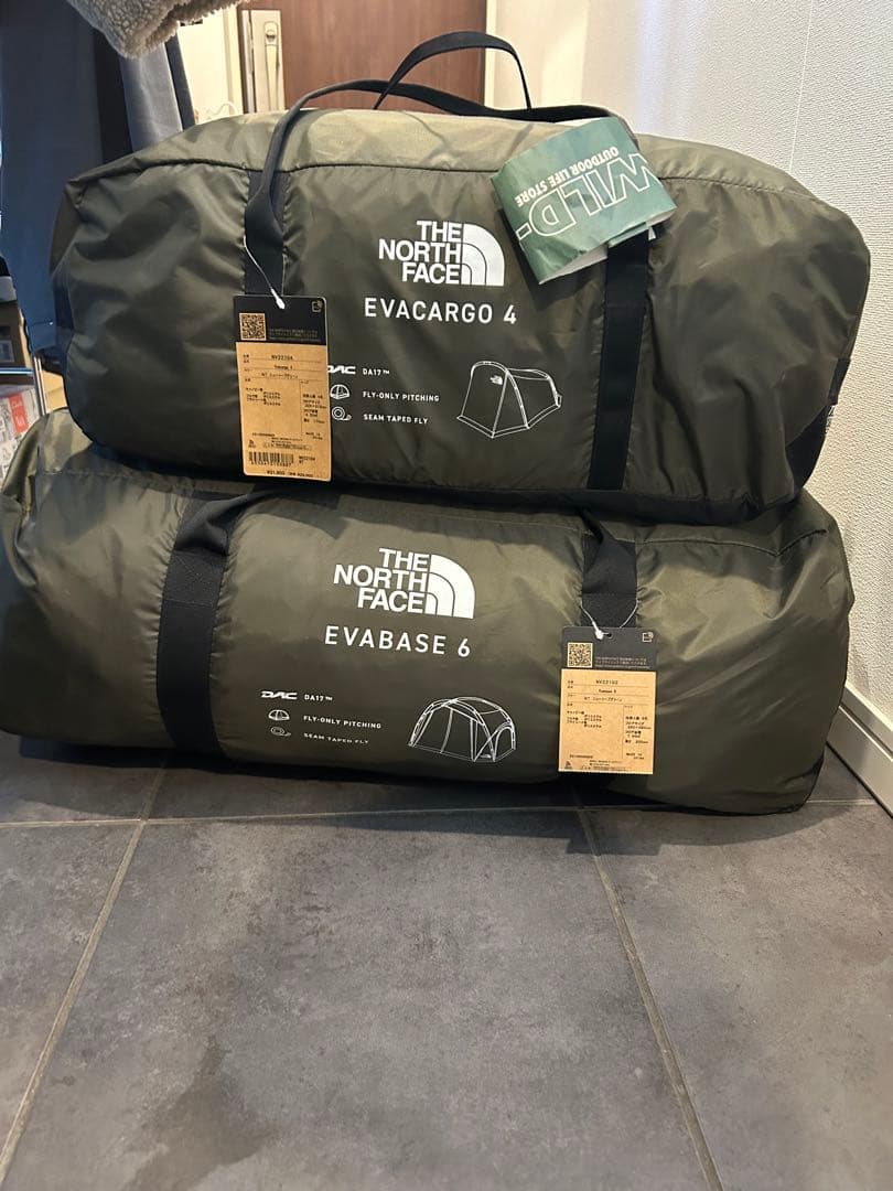エバべース6エバカーゴ4ノースフェイスEvabase 6 Evacargo4